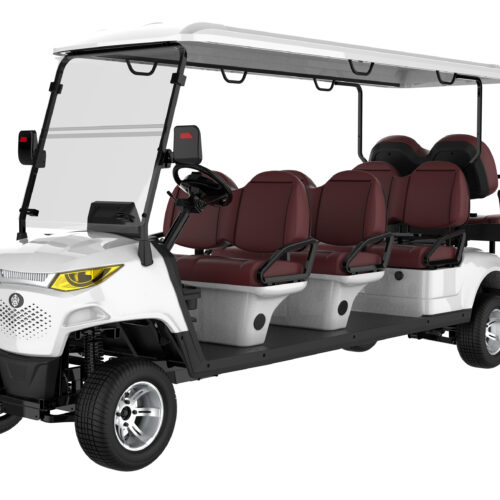 Suncart® MXV SOVEREIGN 8 – Mobil Golf Listrik 8 Penumpang | Mobil Penumpang | Mobil Resor | Mobil Antar-Jemput | (6+2) | Ban Jalan Raya