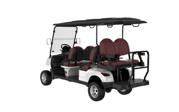 04 Suncart® MXV RANGER 6 – Mobil Golf Cart Listrik 6 Penumpang | Kendaraan Penumpang | Kendaraan Resor | Kendaraan Antar-Jemput | (4+2) | Ban Jalan Raya