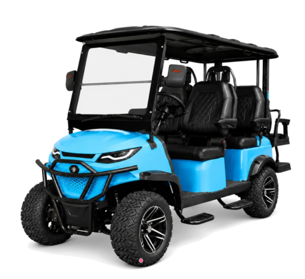 Suncart® MXV VOYAGER 4 Trail Edisi Terbatas – Mobil Golf Listrik 4 Penumpang dengan Suspensi Tinggi | Kendaraan Penumpang | Kendaraan Resor | Kendaraan Keluarga | Ban Off-Road