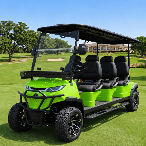 6+0 Suncart® MXV ENVOY 6 Trail – Kereta Golf Listrik 6 Penumpang dengan Suspensi Tinggi yang Ditinggikan | Kendaraan Penumpang | Kendaraan Resor | Kendaraan Antar-Jemput | Ban Off-Road
